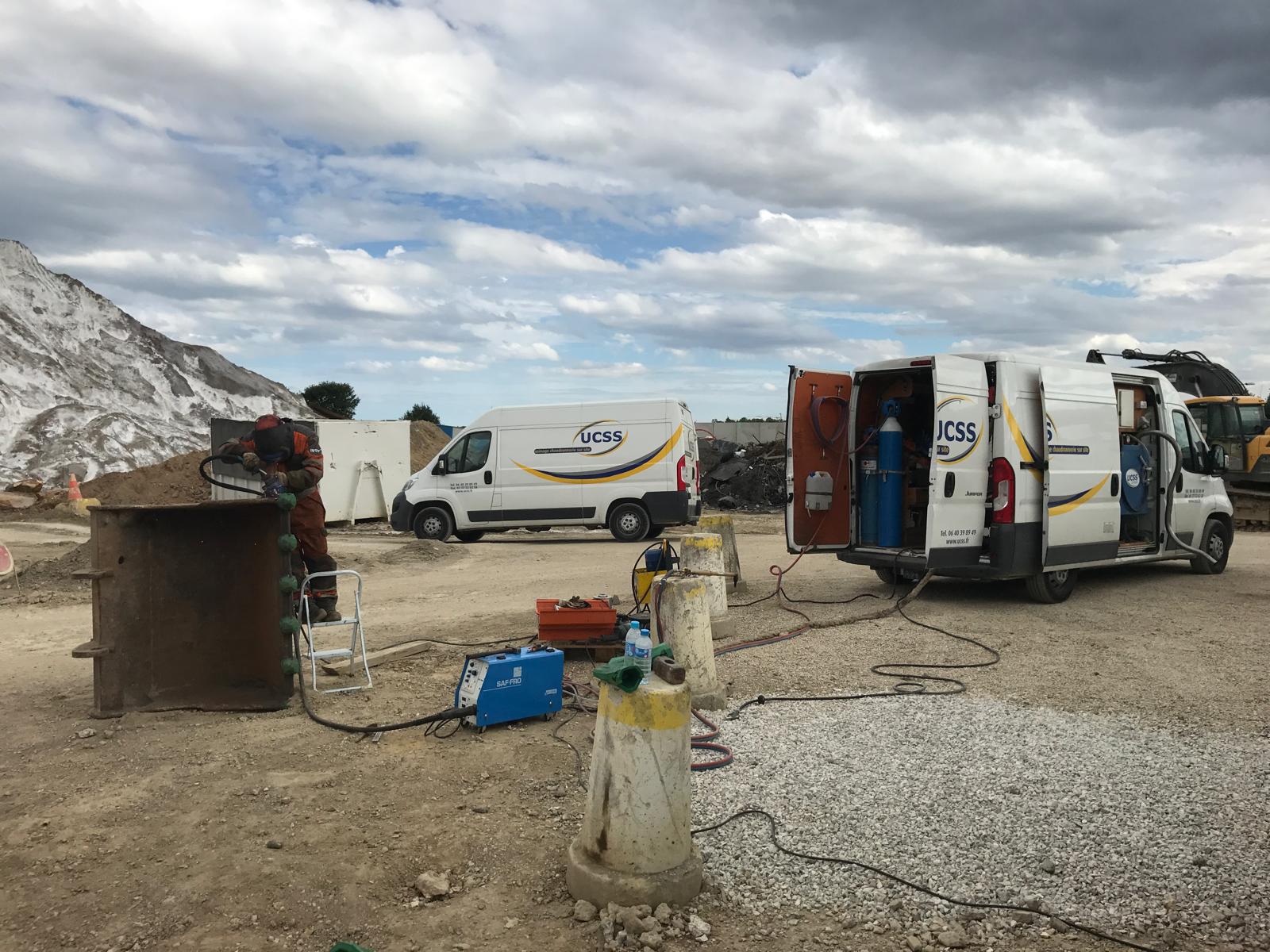 Chaudronnerie sur site