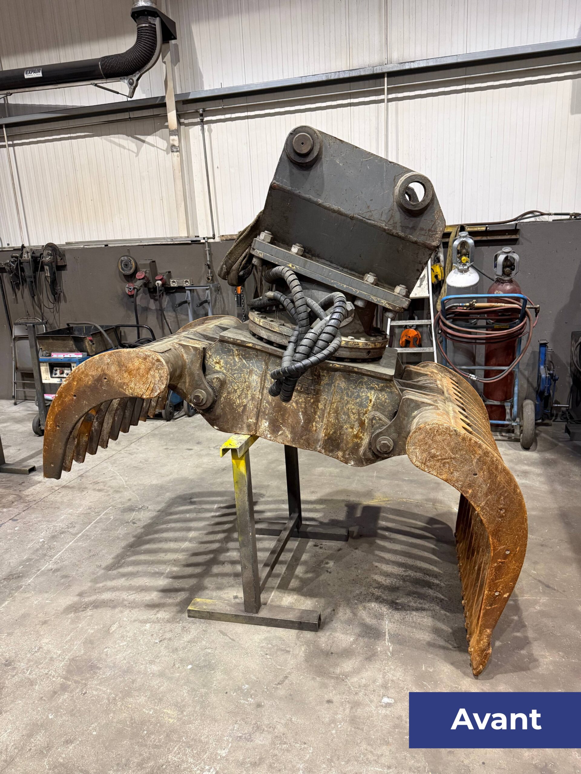 Remise en état d’une pince de tri Liebherr